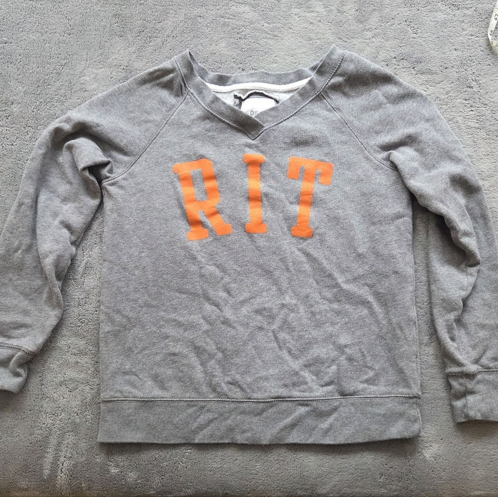 Redshirt RIT Logo Gray Sweatshirt Size Medium